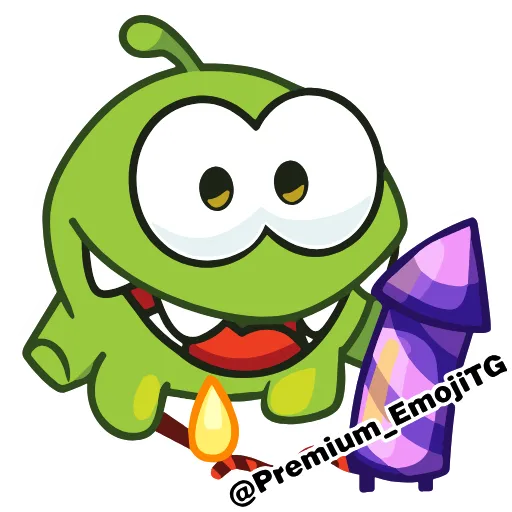 🚀 Эмодзи «Om Nom» для Telegram