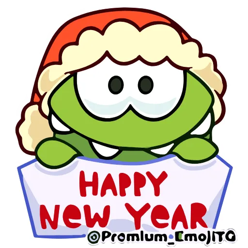 Стикерпак Om Nom для Telegram