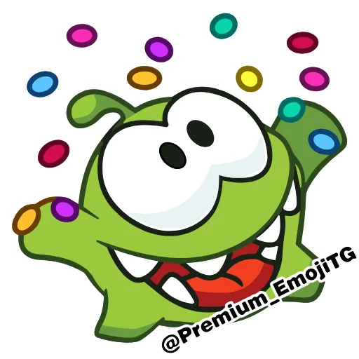 🩷 Эмодзи «Om Nom» для Telegram