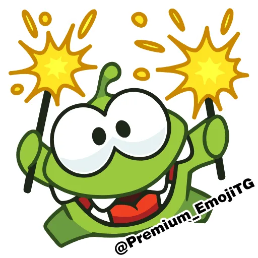 🩷 Эмодзи «Om Nom» для Telegram