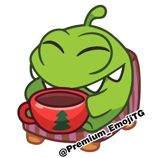 🩷 Эмодзи «Om Nom» для Telegram