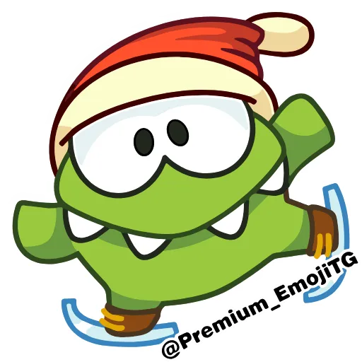 ⛸ Эмодзи «Om Nom» для Telegram
