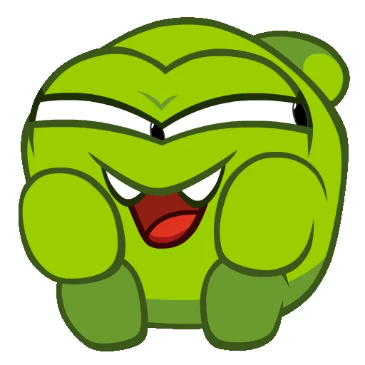 Стикер 28 Om Nom