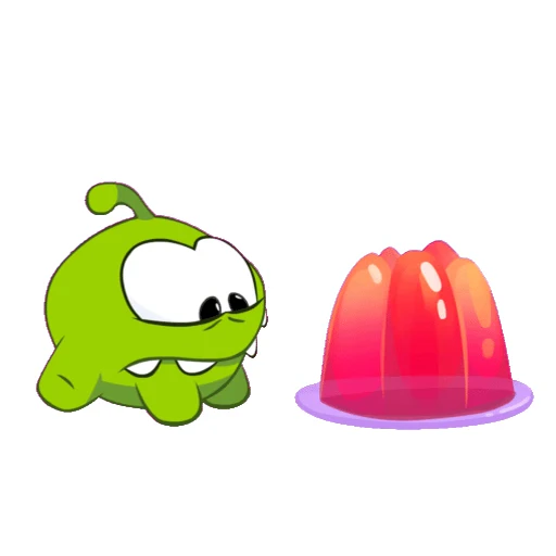 Стикер 7 Om Nom