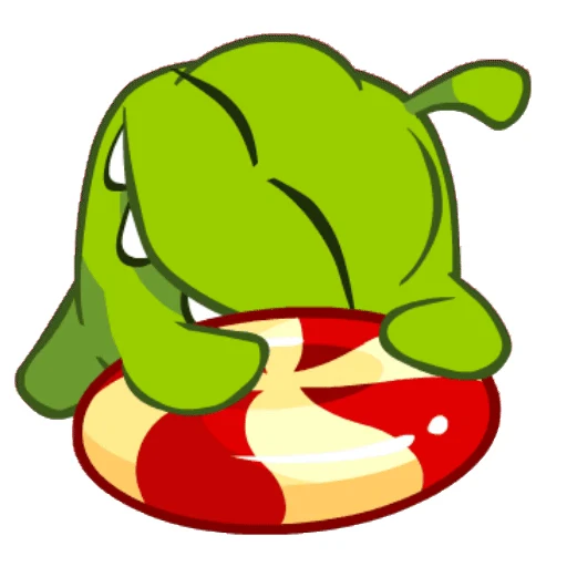 Стикер 44 Om Nom