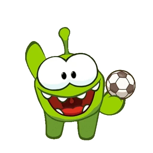 Стикер 37 Om Nom