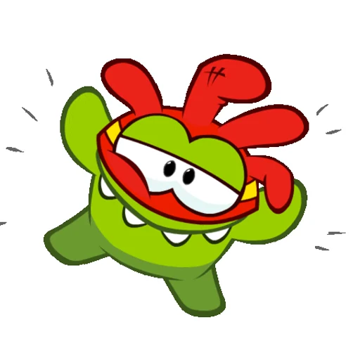 Стикер 30 Om Nom
