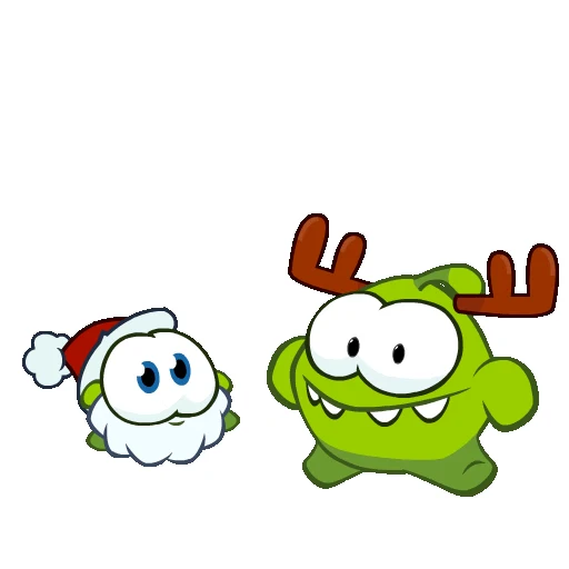 Стикер 19 Om Nom