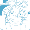 🤩 Эмодзи «One Piece adaptive - фоновые» для Telegram