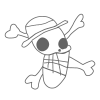 🤩 Эмодзи «One Piece adaptive - фоновые» для Telegram