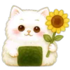 Стикер 7 Onigiri Cat