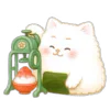 Стикер 17 Onigiri Cat