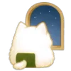 Стикер 14 Onigiri Cat