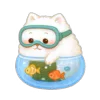 Стикер 22 Onigiri Cat