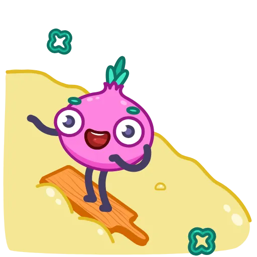 Стикер 15 Luke The Onion