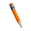 Стикер 42 Orange Aesthetic