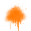 Стикер 48 Orange Aesthetic