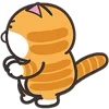 Стикер 25 Orange Cat