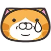 Стикер 23 Orange Cat