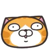 Стикер 11 Orange Cat