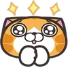 Стикер 3 Orange Cat
