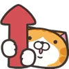 Стикер 17 Orange Cat