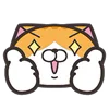 Стикер 12 Orange Cat