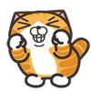 Стикер 26 Orange Cat