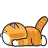Стикер 30 Orange Cat