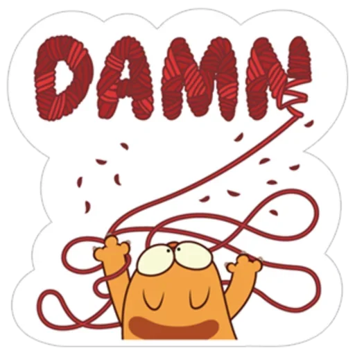 😂 Стикер «Orange Cat» для Telegram