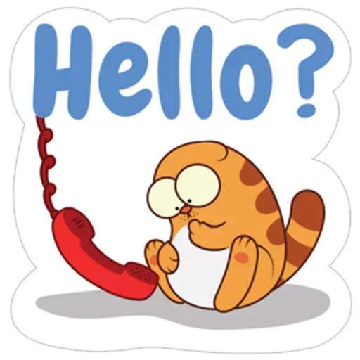 😊 Стикер «Orange Cat» для Telegram