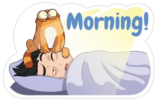 😃 Стикер «Orange Cat» для Telegram
