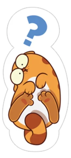 🙂 Стикер «Orange Cat» для Telegram
