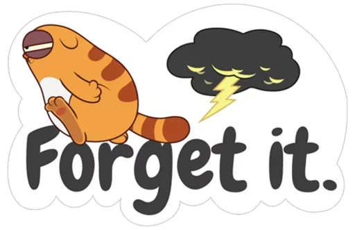 😂 Стикер «Orange Cat» для Telegram