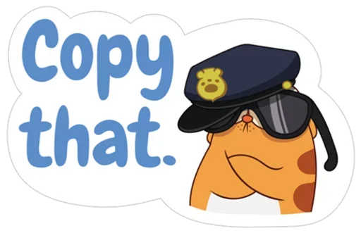 😊 Стикер «Orange Cat» для Telegram