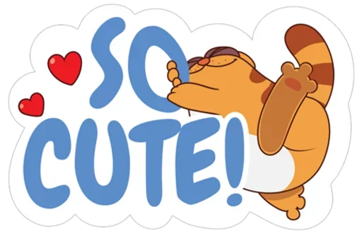 🤣 Стикер «Orange Cat» для Telegram