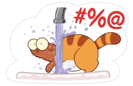 🤪 Стикер «Orange Cat» для Telegram