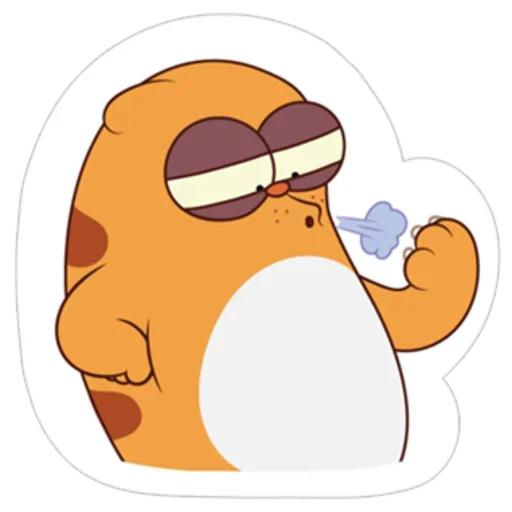 😂 Стикер «Orange Cat» для Telegram