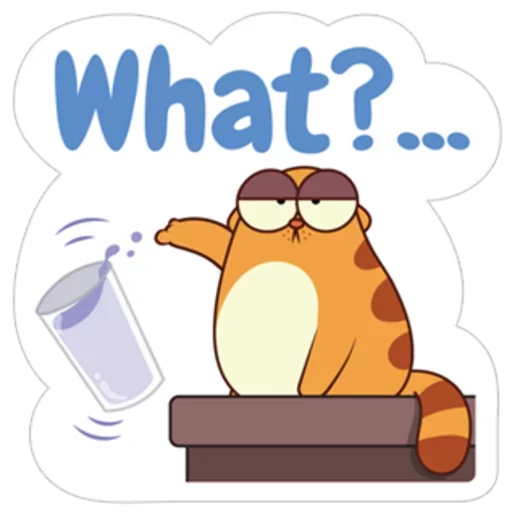😆 Стикер «Orange Cat» для Telegram