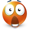 Стикер 29 Orange Face Emoji