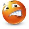 Стикер 41 Orange Face Emoji