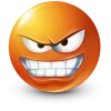 Стикер 27 Orange Face Emoji