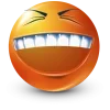 Стикер 13 Orange Face Emoji