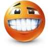 Стикер 38 Orange Face Emoji
