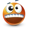 Стикер 31 Orange Face Emoji