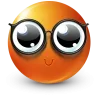 Стикер 20 Orange Face Emoji