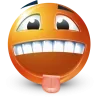 Стикер 8 Orange Face Emoji