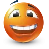 Стикер 40 Orange Face Emoji