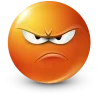 Стикер 34 Orange Face Emoji
