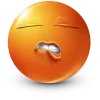 Стикер 9 Orange Face Emoji